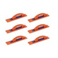 Kraft Tool Co. CF2016PF 16 in. x 3 in. Orange Thunder with KO-20 Technology Hand Float with ProForm Handle, 6PK CF2016PF-6
